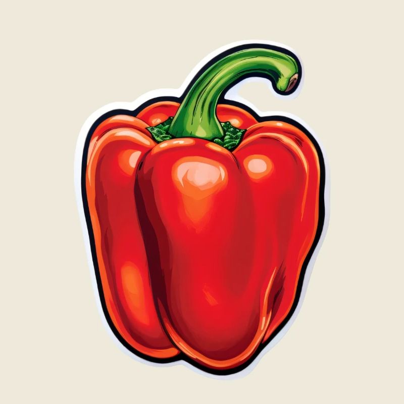 Poivrons, poivrons rouges, légumes d’été
