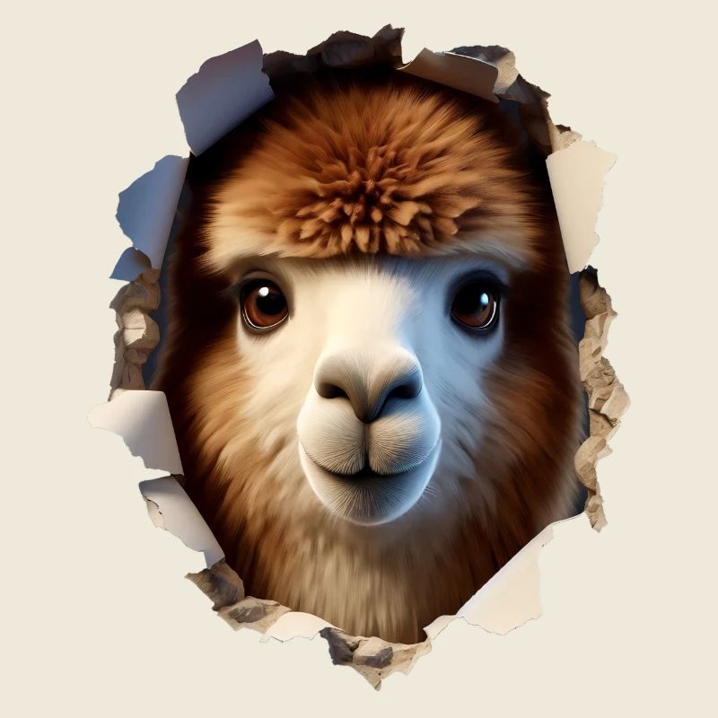 Alpaca Head in Hole 3