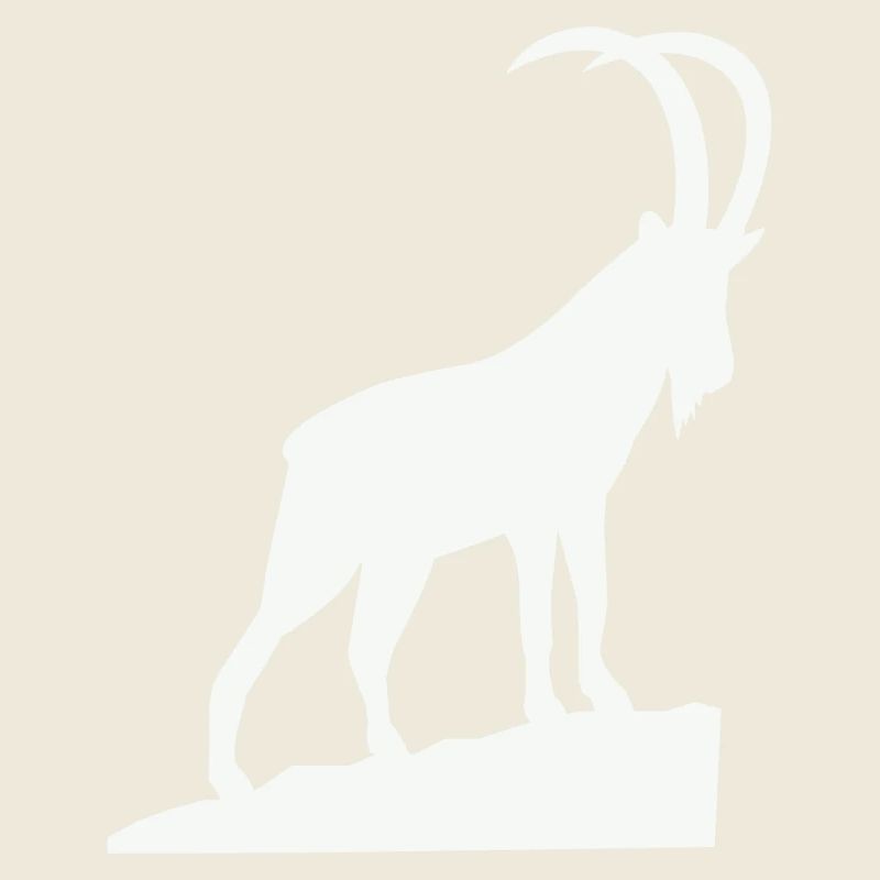 Alpine Bock Silhouette