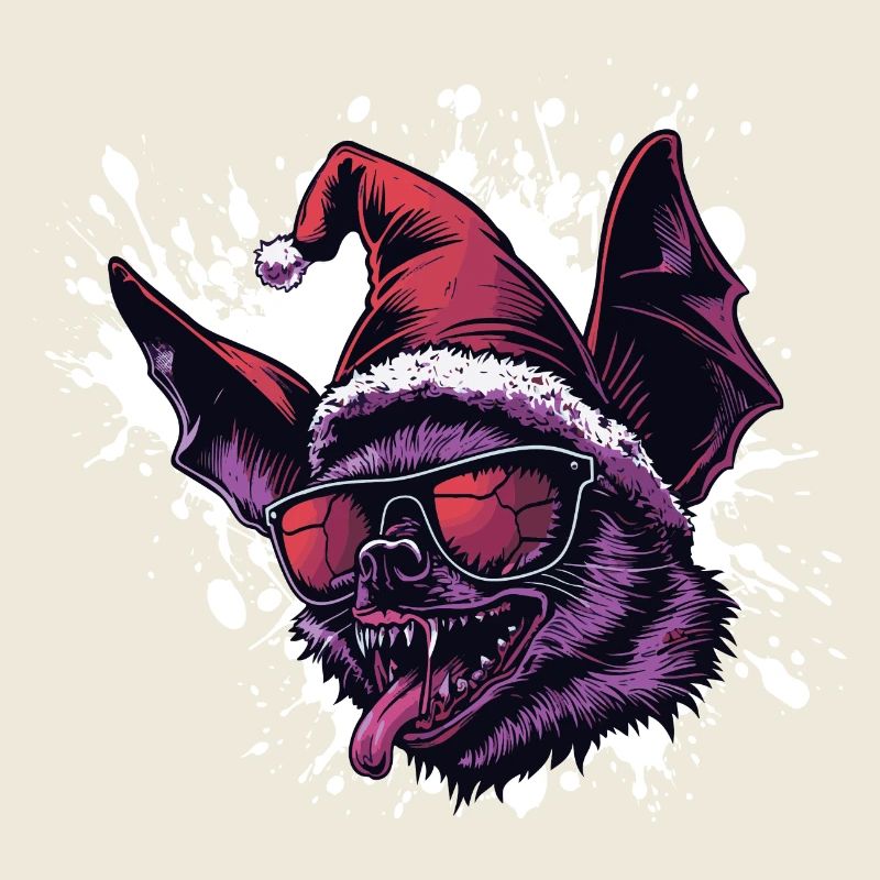 Bat Christmas Funny