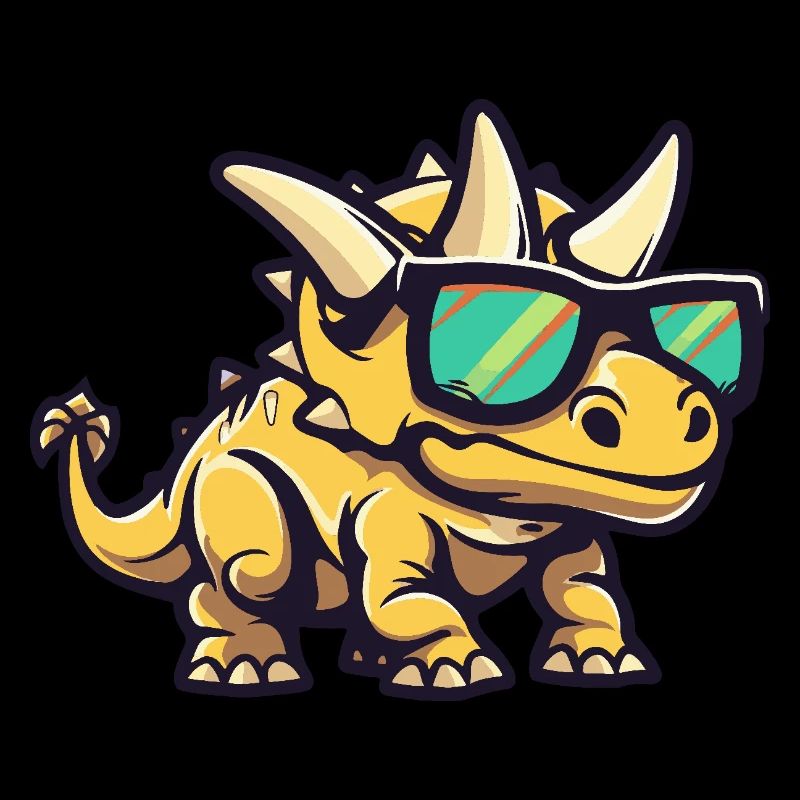 Dinosaurier triceratops Cool Comic