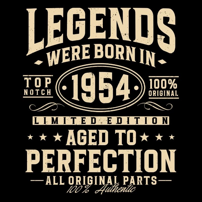 Legenden wurden 1954 geboren