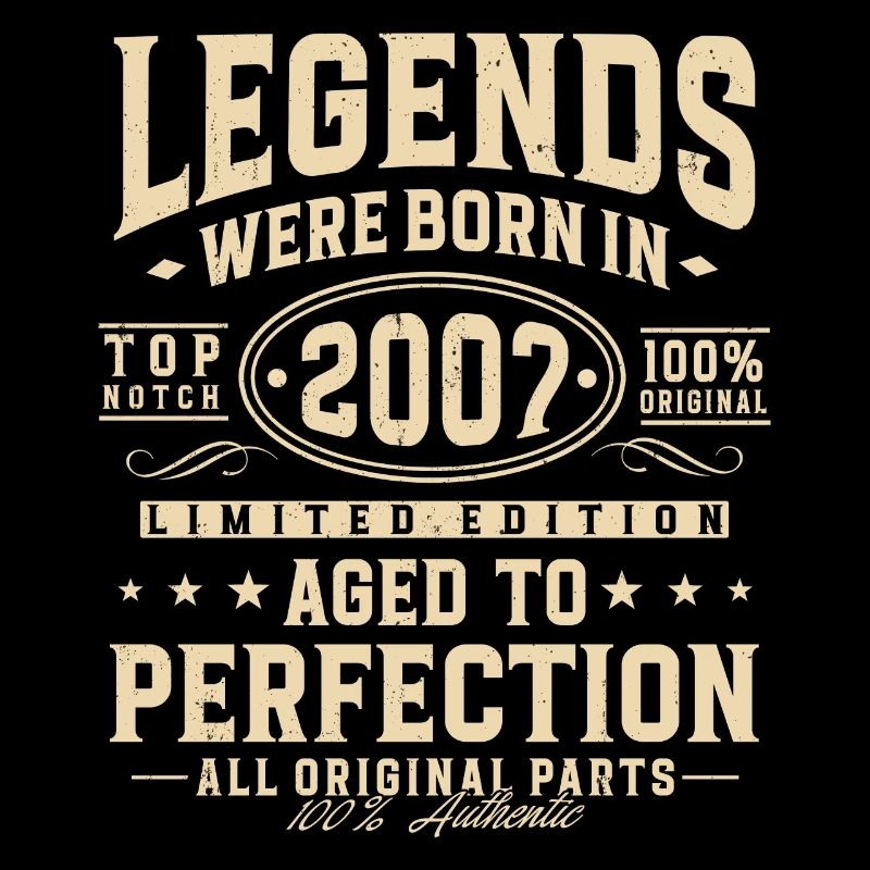 Legenden wurden 2007 geboren