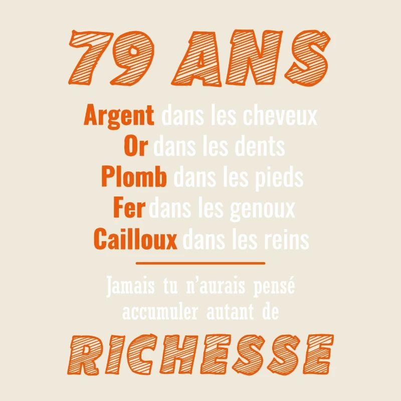 79 Ans Anniversaire Drôle Idée Cadeau