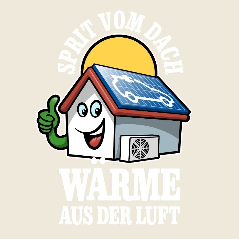 Öko Haus Sprit vom Dach Wärme aus der Luft