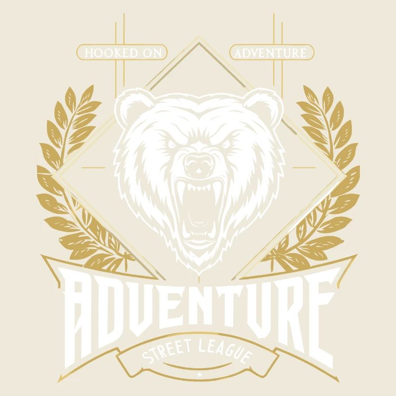 Emblème de l’ours Hooked on Adventure