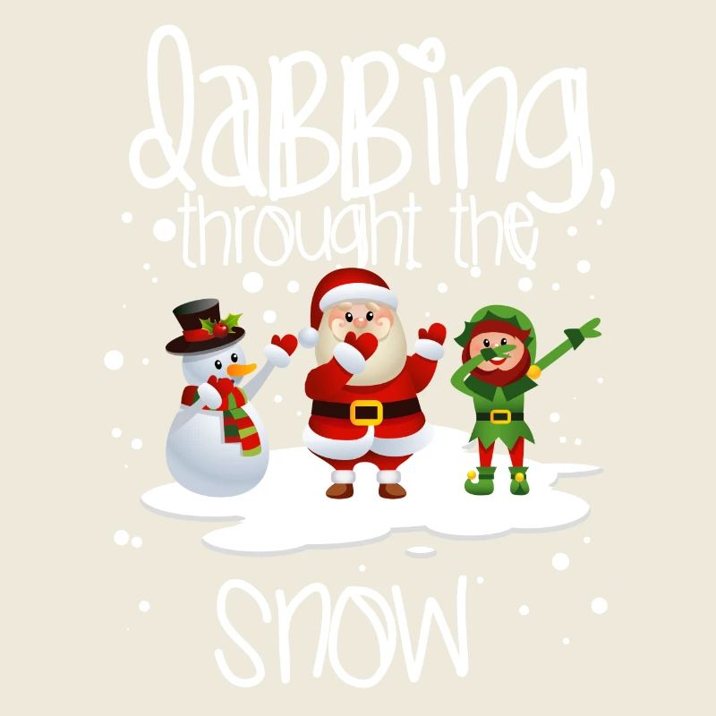Dab Père Noël cadeau de Noël tamponnant