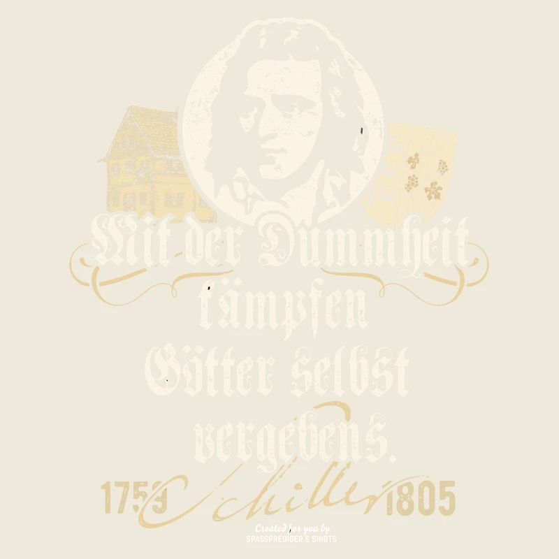 Friedrich Schiller Zitat Dummheit