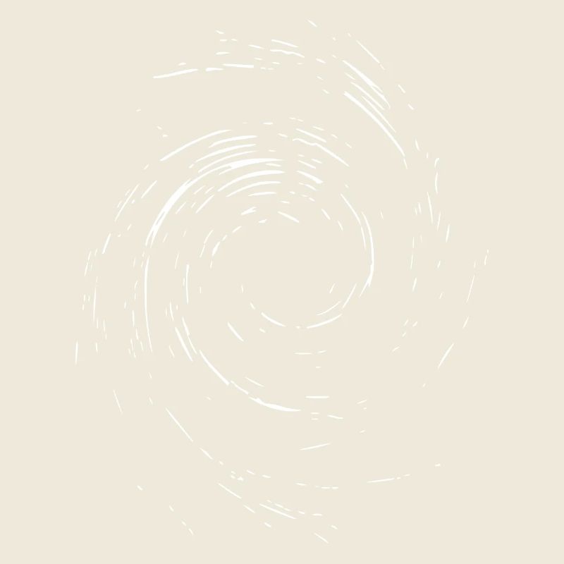 Strudel abstrait / Ligne / blanc / motif