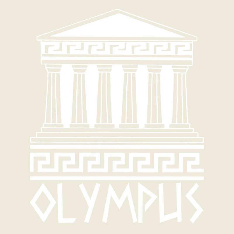 Temple blanc au Mont Olympe