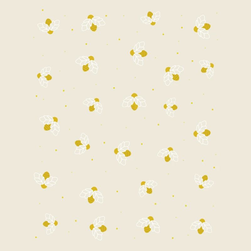 Fireflies flying around