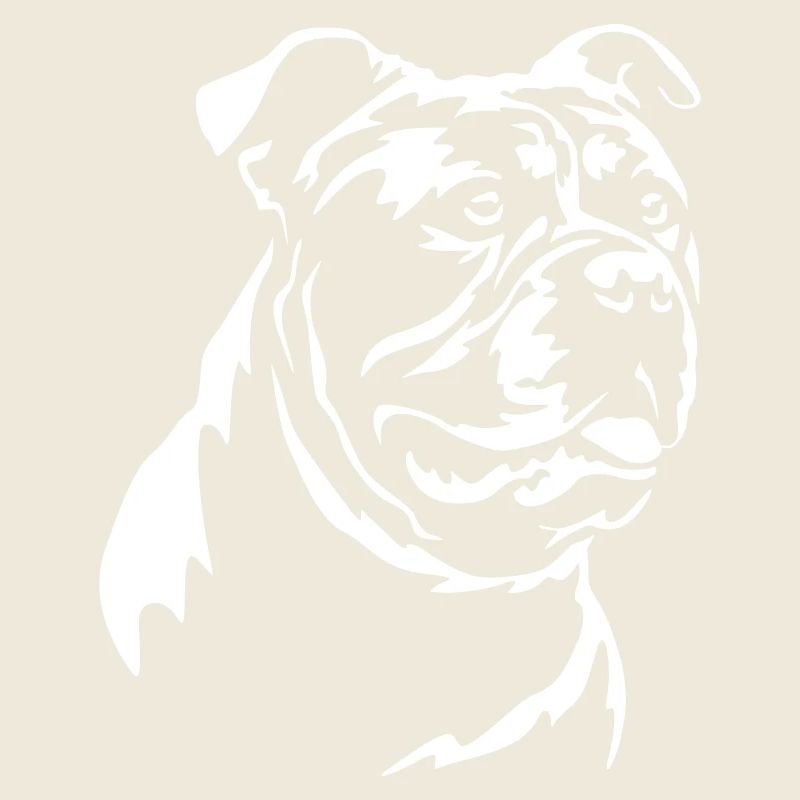 Vieille tête de bouledogue anglaise « Black Edition »