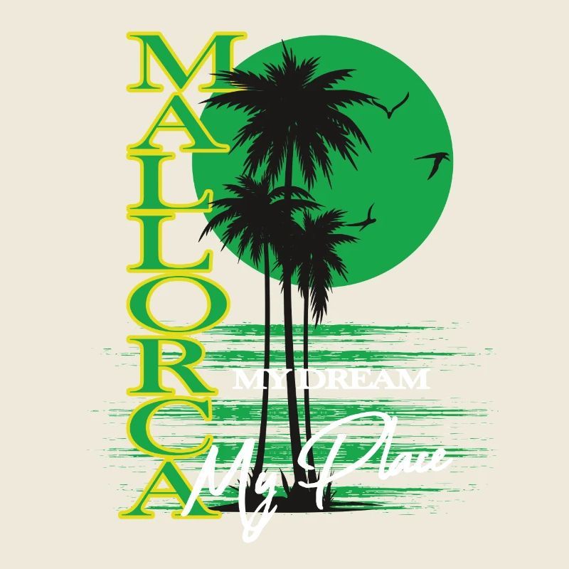 Malorca Palm Trees Retro Dream