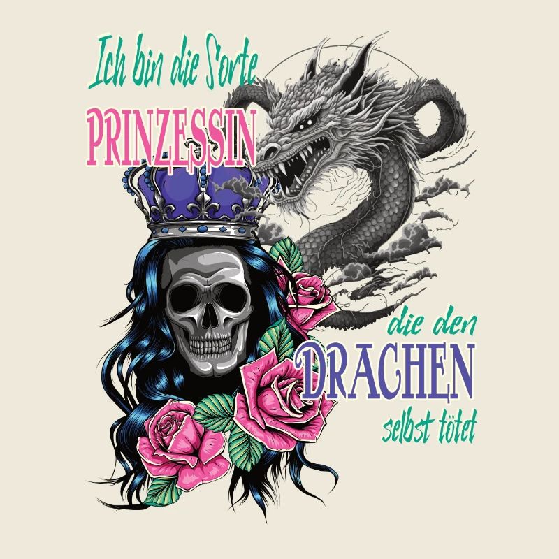 Frau - Prinzessen die den Drachen selber tötet