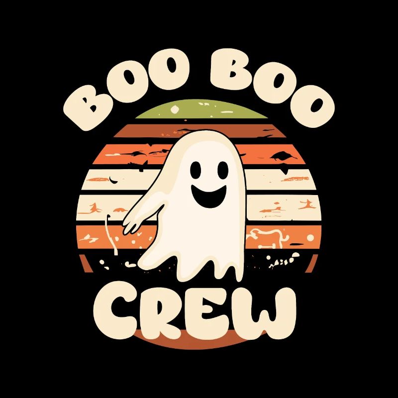 Halloween, Boo Boo Crew, lächelnder Geist