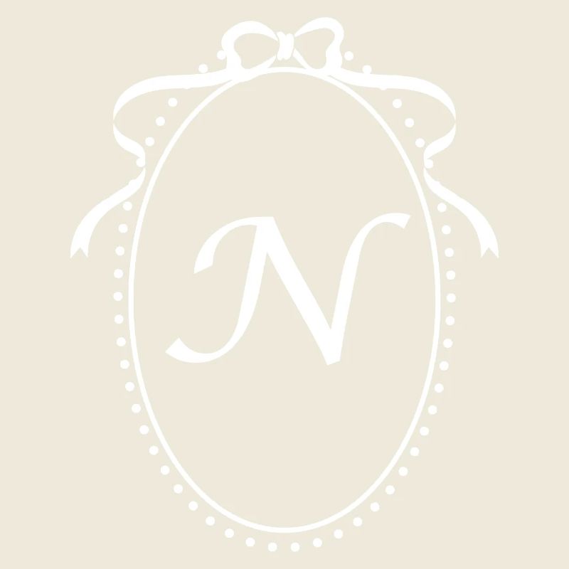 Vintage Letter n Ribbon - Geschenkidee