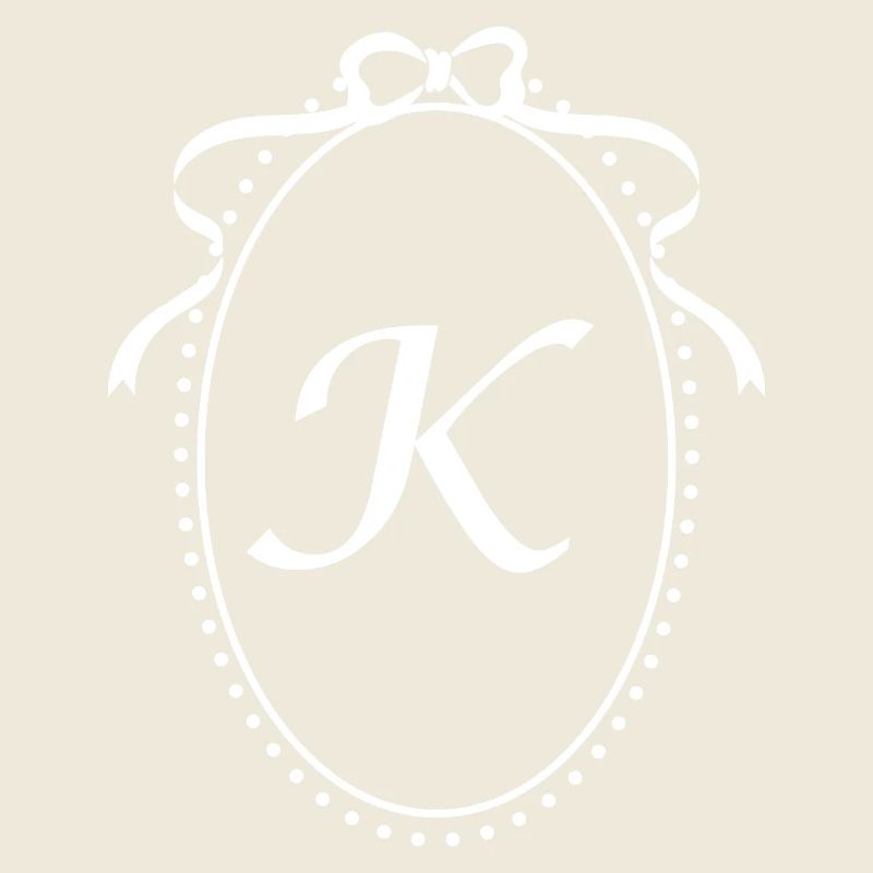 Vintage Letter k Band - Geschenkidee