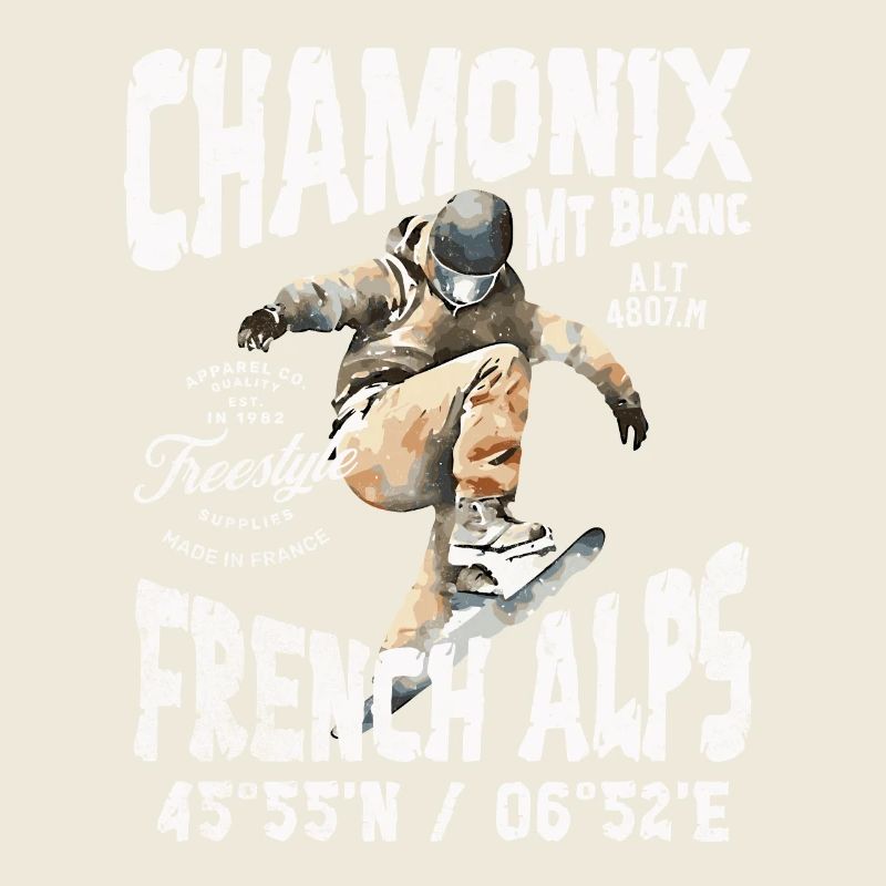 Skateboarding Chamonix Mont Blanc