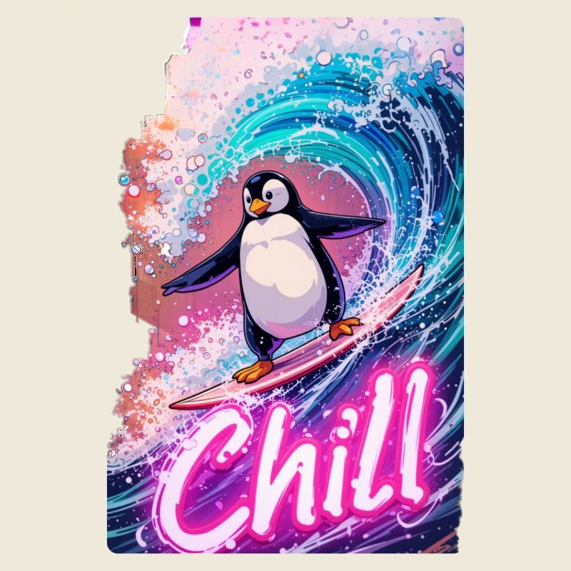Surfing Penguin