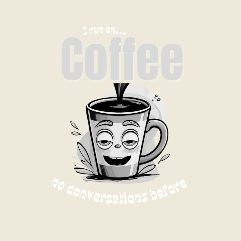 Ambiance café – Pas de conversations avant le café