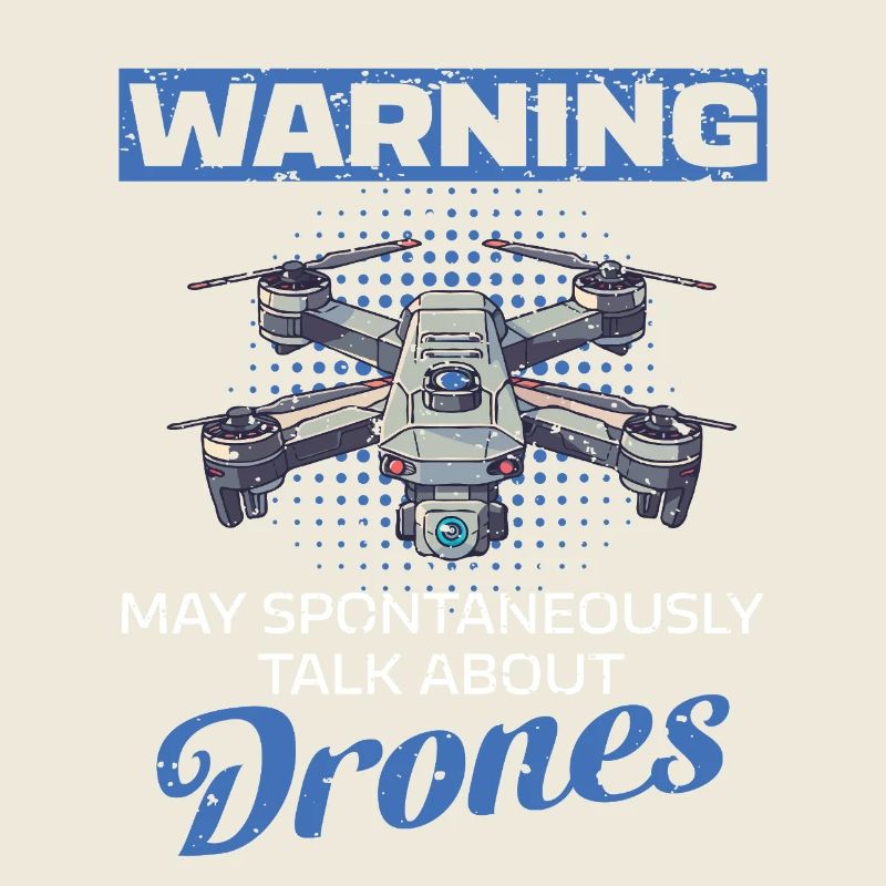Pilote de drone drôle avec des dictons