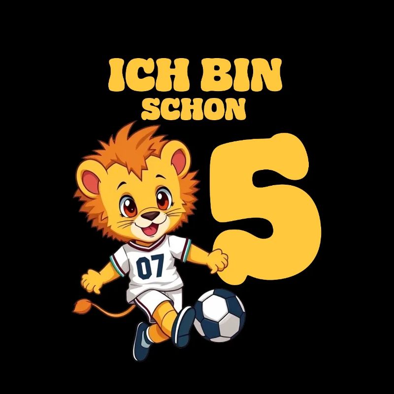 Fußball Löwe 5. Geburtstag 