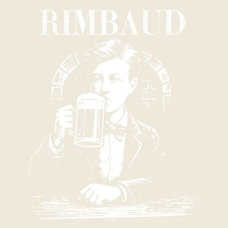 Rimbaud Toast Vintage Print