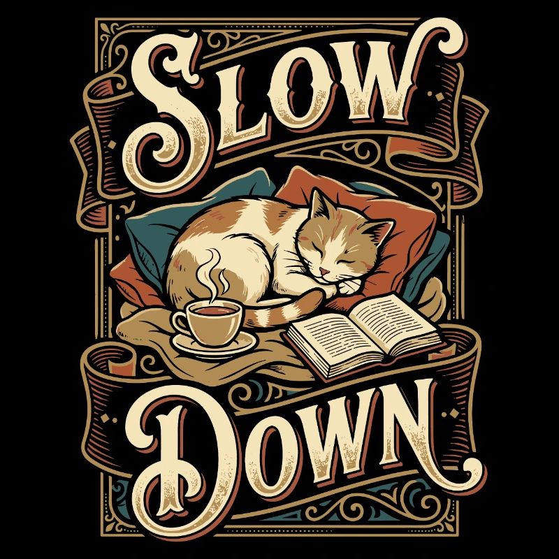 Slow Down Katze Schlaf