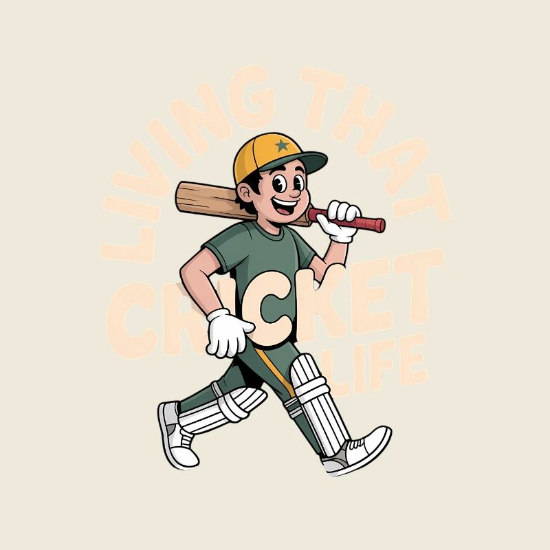 Drôle de cricket : Jeu de cricket vintage