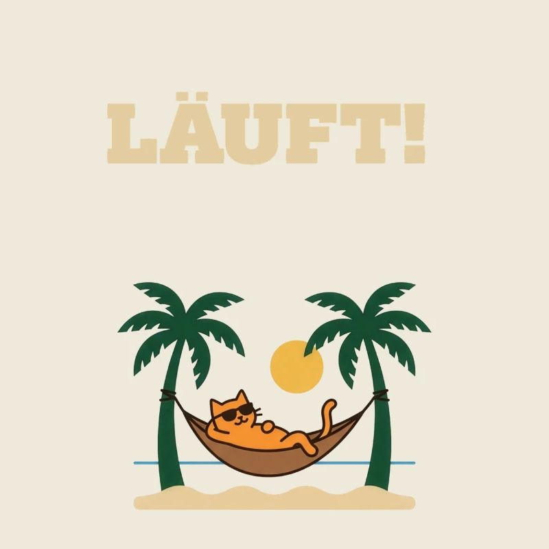 Course – Chat en mode vacances