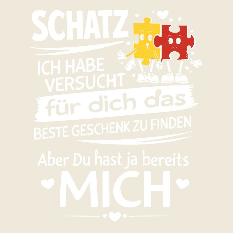 Schatz Geschenk Spruch Puzzleherz