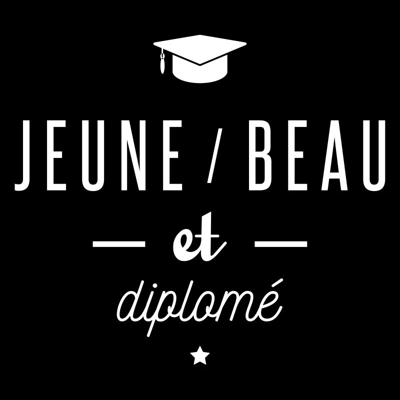 jeune beau et diplome