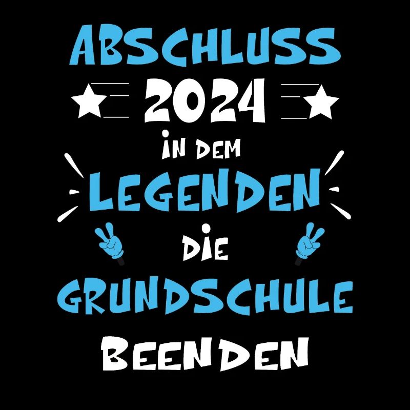 Abschluss 2024 Legendäre Grundschulzeit Beendigung