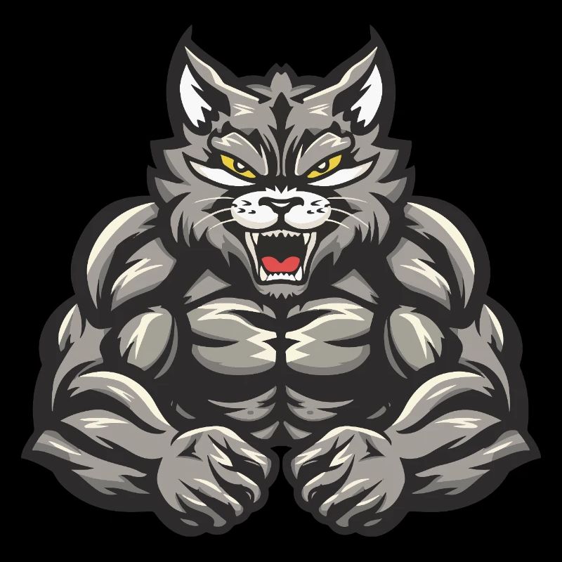 Musculation des muscles du chat