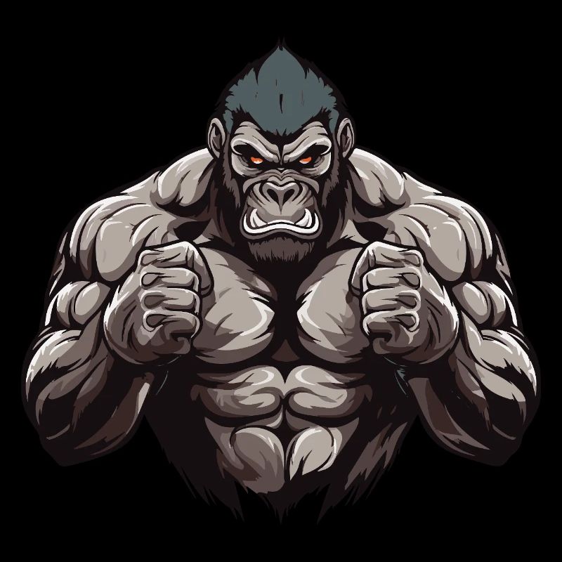 Gorilla Muskeln