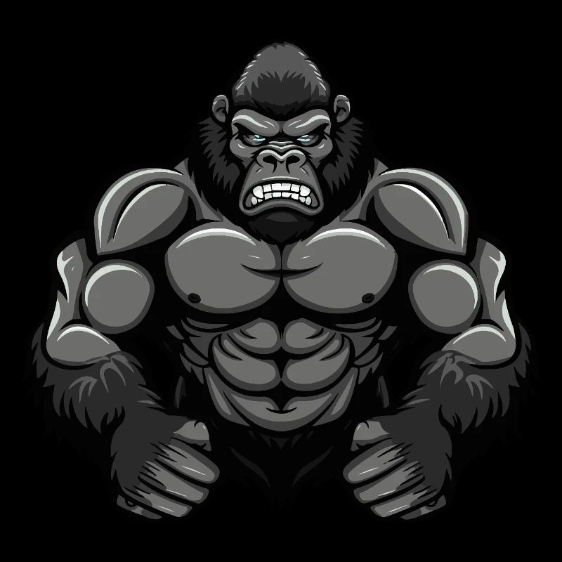 Gorilla Muscles Bodybuilding
