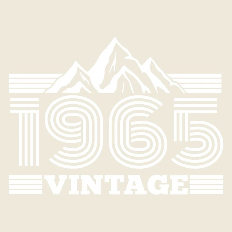 Birthday Vintage 1965 Retro Hiking