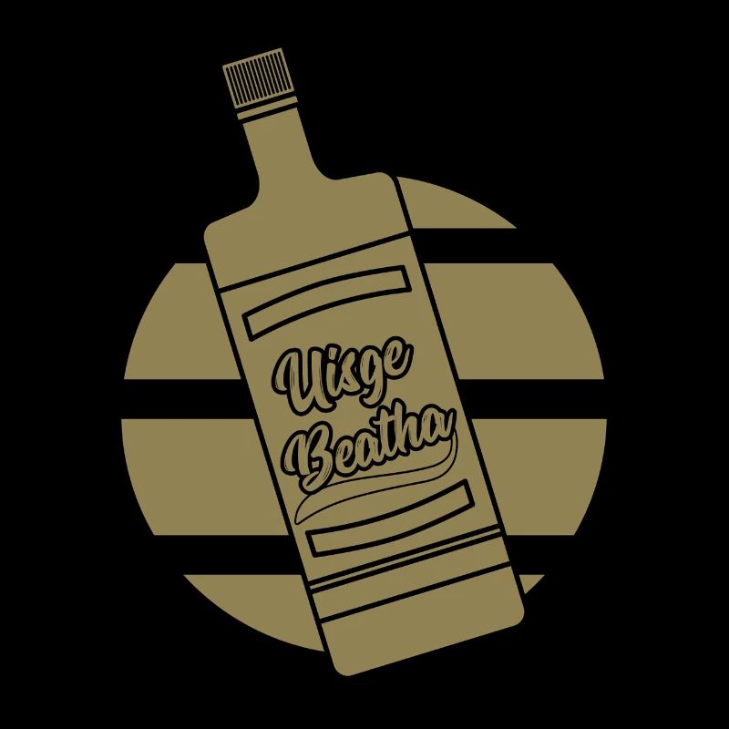 Whisky Uisge Beatha Gaelic Scotland Retro