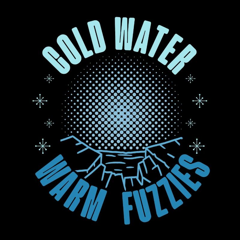 Natation sur glace eau froide chaud flous glace cadeau