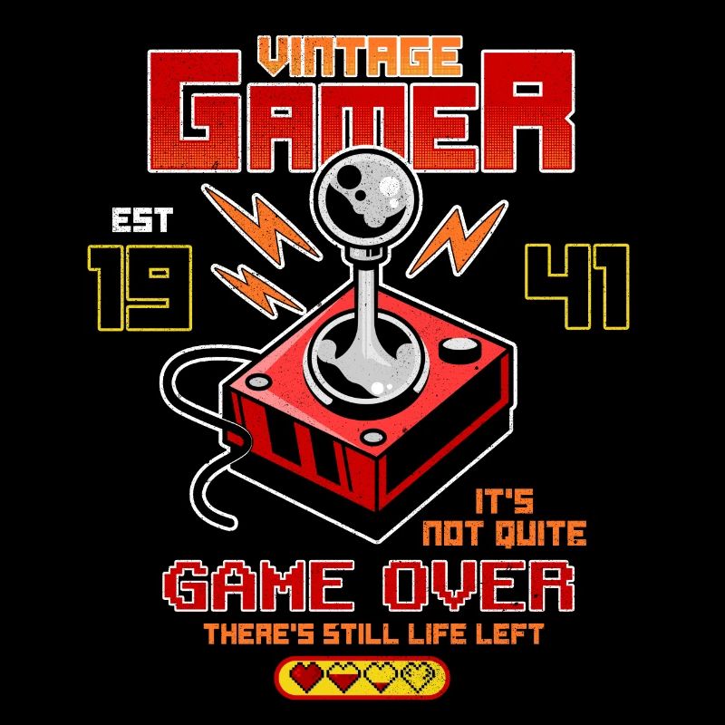 Vintage Gamer seit 1941 Lustige Geburtstagsspiele