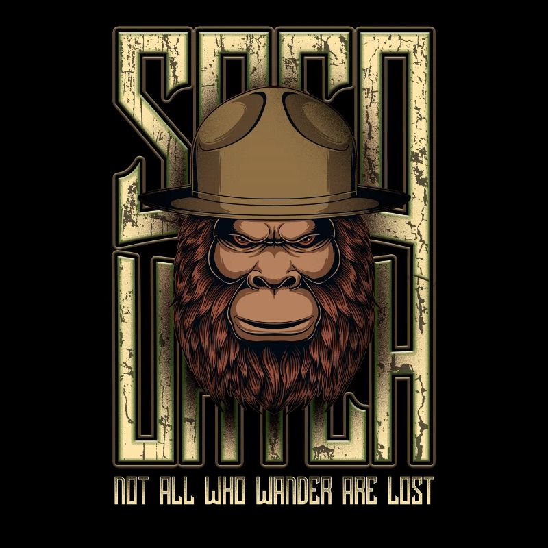 Lustiger Bigfoot Sasquatch