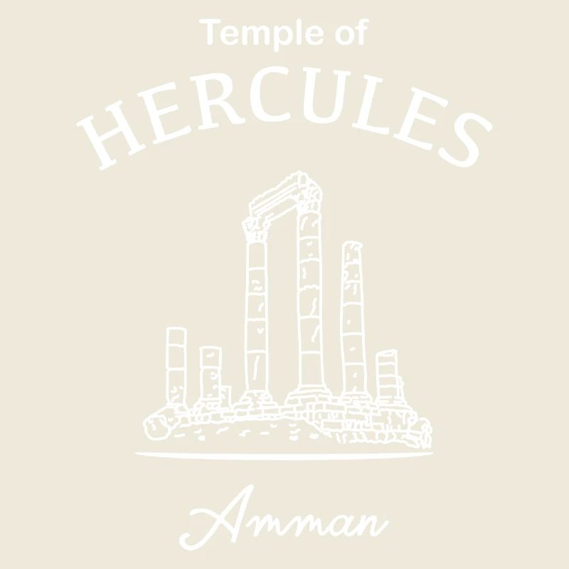 Jordan, Amman Citadel, Hercules Temple