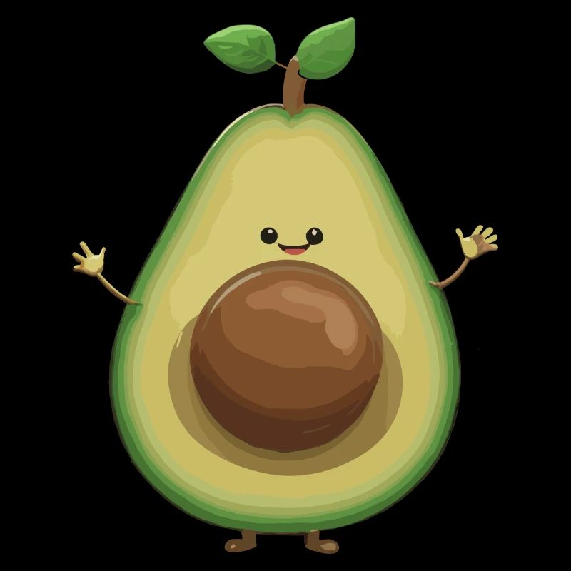 Avocado Sweet Funny Optimism Gift