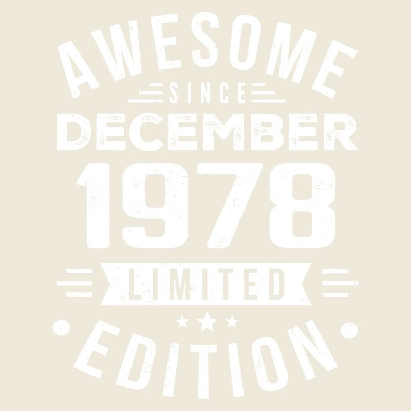 Birthday Gift born in December 1978