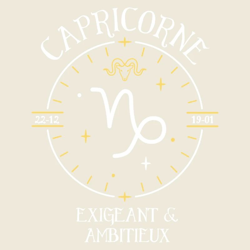 Du signe du Capricorne - Exigeant et ambitieux