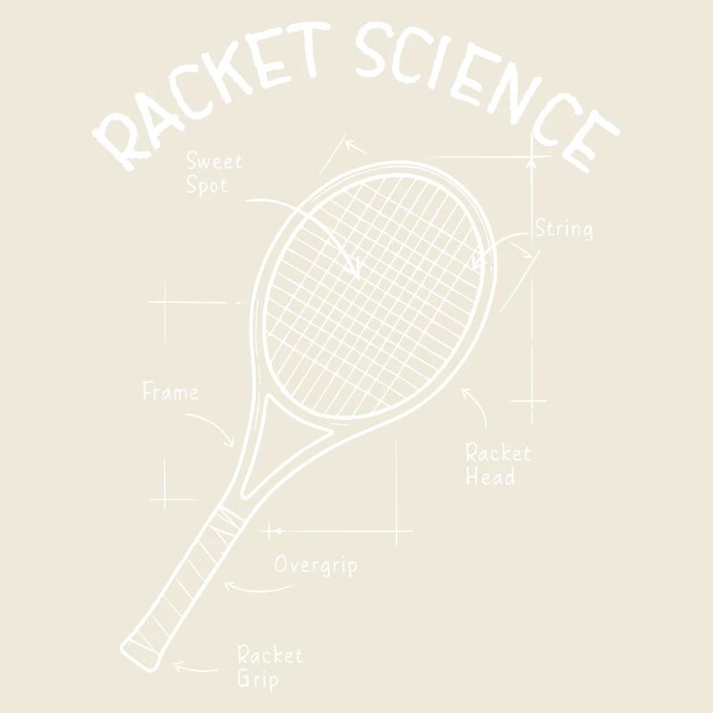 Conception de raquettes de tennis Raquette Science fun