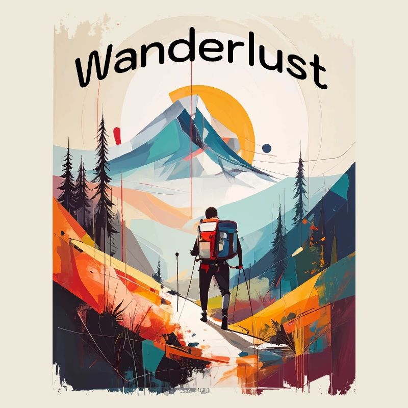 Wanderlust abstrakt