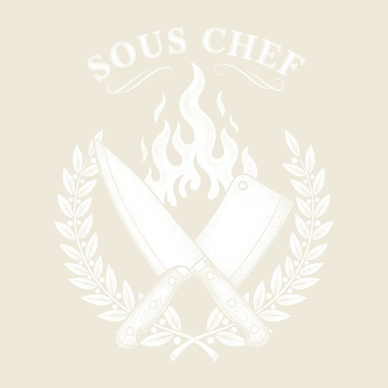 Sous Chef Flames Cooking Design