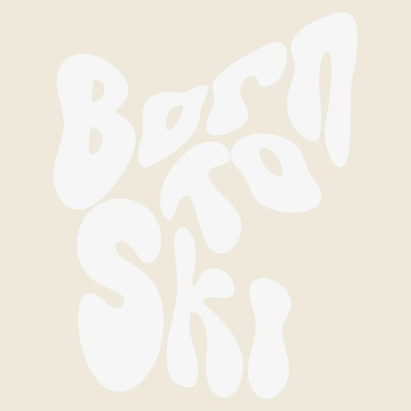 Né pour skier - Winter Design