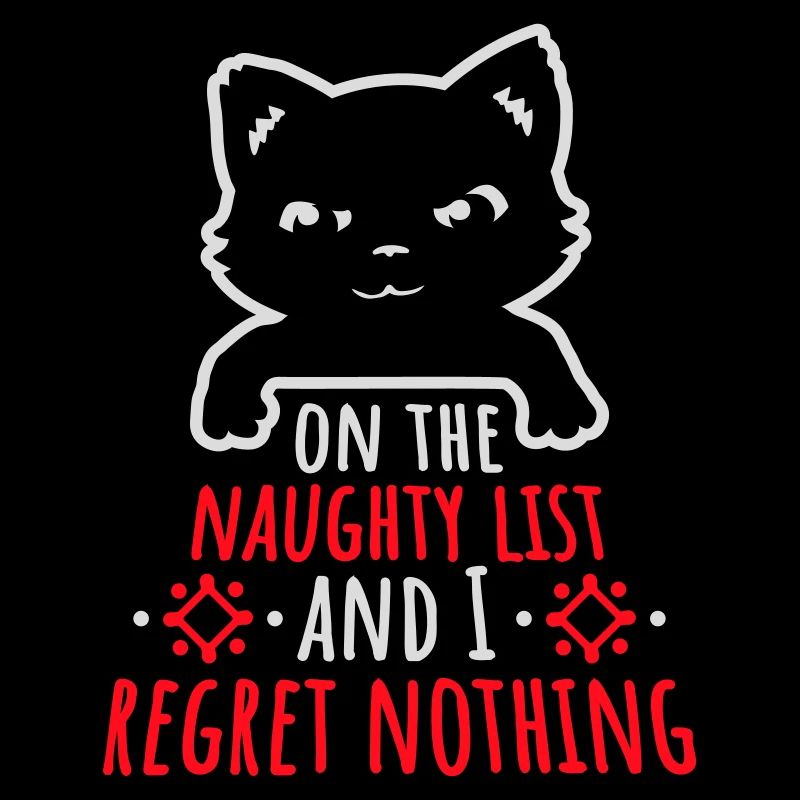 On the naughty list and regret nothing Böse Katze